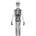 Miniatyrbild 5 av 7: 3D Skelett Läskig Halloween Jumpsuit Cosplay Festdräkt S
