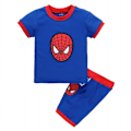 Miniatyrbild 1 av 2: Barn Pojkar Flickor Spiderman T-Shirt Shorts Sovkläder Outfits Set Pyjamas Pjs Spider-Man 120cm