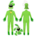 Pikkukuva 1 / 3: Lasten Poppy Playtime -asu haalari Cosplay Body Puku Pojat Lastenpäivän naamiaiset Green 140cm