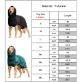 Miniatyrbillede 3 af 3: Kæledyr Hund Hvalp Varmere Kostume Hættejakke Frakke Tøj Cyan 4XL