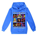Miniatyrbillede 1 af 3: Five Nights at Freddy's FNAF Børne Drenge Langærmet Hættetrøje Sweatshirt Toppe Pullover Dark blue 140cm