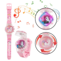 Miniatyrbild 1 av 2: Unisex Blinkande Silikonklocka med Matchande Ficklampa Luminous Musik Klocka Unicorn