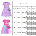 Pikkukuva 3 / 3: Tyttöjen Prinsessa Mekko Glinda Paha Sateenkaari Tähti Mekot Taapero Cospaly Mekko Lasten Syntymäpäiväjuhla Vaatteet Laukulla Rose Red-A 140cm