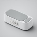 Miniatyrbillede 1 af 5: [Udsalg] 3-Mode Dobbelt Kammer Brillerensningsmaskine m. højfrekvent vibration, 15w & USB genopladelig bærbar smykkerensningsmaskine Silver Grey