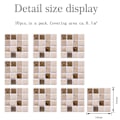 Pikkukuva 1 / 5: 30 kpl Mosaiikkikristallilaattatarroja DIY Vedenpitävät seinätarrat F 30PCS