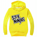 Miniatyrbild 1 av 2: SPY NINJA CWC Långärmad Hoodie Tröja för Barn Pojkar Flickor Yellow 160cm