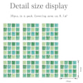 Pikkukuva 1 / 5: 90 kpl DIY mosaiikkilaattaseinä tarra vedenpitävä kodin sisustus D 90PCS