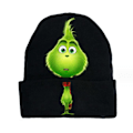 Miniatyrbild 1 av 2: Julhatt Grinch Stickad Hatt Semesterhatt Vinterhuvudbonad B