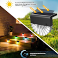 Pikkukuva 3 / 5: [Ale-myynti] LED-aurinkovalo, IP55 vedenpitävä seinävalo 7 tilalla, aurinkolamppu, ulkoseinävalo, puutarhavalot ulkokäyttöön, puutarhalamp