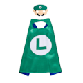 Pikkukuva 1 / 2: Mario Cosplay -asu, viitta ja silmälappusetti, syntymäpäiväjuhlat lapsille C
