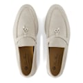 Miniatyrbild 5 av 10: LORO PIANA Summer Charms Walk Mockasiner i mocka Grey 41