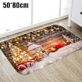 Miniatyrbilde 1 av 4: Julematte Teppe Dør Gulv Dekor Hjem Sklisikker Barnesikker 50*80cm