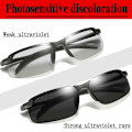 Pikkukuva 4 / 5: Miesten urheiluajo-golflasit, valokromaattiset linssit, aurinkolasit Grey Frame Green Lenses 1pair