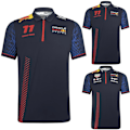 Miniatyrbild 2 av 3: 2023 Red Bull Racing F1 Herr Team Polo Tröja Formel S-4XL A S