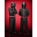 Miniatyrbild 4 av 5: Squid Game 2 Uniform Svart Jumpsuit - Squid Game 2 Långärmad Jumpsuit Kläder - Squid Game 2 Uniform Svart Jumpsuit S
