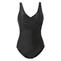Miniatyrbillede 2 af 5: Dame Én-delt Badedragt Sommer Strand Polstret Monokini Bodysuit Badetøj Black 4XL