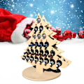 Miniatyrbild 1 av 4: Julgran i Trä - Adventkalender för Vinflaskor B
