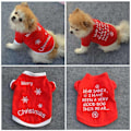 Miniatyrbillede 2 af 5: 3 stk. Vinter Små Hundeklæder Skjorte Kæledyr Hvalp Julekostume A 3PCS XS