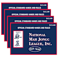 Miniatyrbilde 1 av 5: 4 stk. Mahjong Scorecard Regler Kort Mahjong Instruksjoner Standard Hånd 4PCS