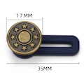 Pikkukuva 3 / 5: 3 kpl Säädettävä Vyötärönauha Housut Farkut Nappi Solki Laajennettu Solid Copper (3PCS)
