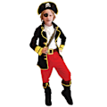 Pikkukuva 2 / 5: Lasten poikien Jack Sparrow Karibian merirosvoasu Halloween naamiaisasu M