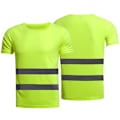 Miniatyrbild 1 av 5: Hög Synlighet Väst Bälte Arbetskläder T-shirt för Män Green L