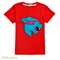 Miniatyrbild 1 av 3: Pojke T-shirt Barn Flickor Tecknad Kortärmad Rundhalsad Toppar Barn Pojkar Grafiska T-shirts Red 150cm