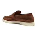 Miniatyrbild 3 av 9: LORO PIANA Summer Charms Walk Mockasiner i mocka Red Brown 41