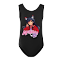 Pikkukuva 1 / 3: Tyttöjen Aphmau-sarjakuvaprintti uima-asu uimapuku bikinit Black 140cm