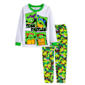 Miniatyrbild 2 av 3: Barn Pojkar Flickor Långärmade Toppar + Byxor Pyjamas Set Nattkläder #5 100cm