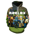 Miniatyrbild 1 av 3: ROBLOX Hoodiejacka för Pojkar, Långärmad med Huva B 150cm