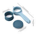 Miniatyrbillede 4 af 5: 1 stk. Forseglingsclips Poseclips med Hældetud Plastikposeclips Stærke Poseclips Poseforseglingsclips til Plastikposer Mad Snacks Nødder Blue
