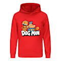 Miniatyrbilde 1 av 5: Gutter Jenter Dog Man World Book Day Dogman Skolehettegenser Hette T-skjorte Topp 7-14 År Red 130cm