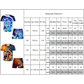 Miniatyrbild 3 av 3: Dragon Ball Barn Pojkar Nattkläder Kortärmad T-shirts Toppar Shorts Sommar Outfit Sovkläder Pyjamas Set #2 140cm
