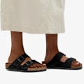 Miniatyrbild 4 av 6: Birkenstock Arizona Soft Footbed Tofflor Unisex Sandaler Slip On Vardagsskor Black 43