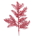 Miniatyrbilde 1 av 3: 1 stk. Blomst Furu Blader Gren Plante Juletre Krans Dekor Red
