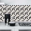 Pikkukuva 3 / 5: 30 kpl Mosaiikkikristallilaattatarroja DIY Vedenpitävät seinätarrat C 30PCS