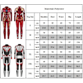 Miniatyrbild 2 av 2: Superhjälte Marvel Karaktärer Herr Dam Fancy Bodysuit Jumpsuit Cosplay Kostym C M