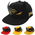 Miniatyrbild 2 av 5: Snapback Hat Superhjälte Superman Basebollkepsar Justerbar Hatt yellow+green