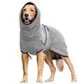 Miniatyrbillede 1 af 3: Kæledyr Hund Hvalp Varmere Kostume Hættejakke Frakke Tøj Grey 4XL