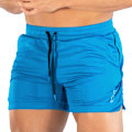 Miniatyrbilde 1 av 5: Treningsshorts for menn, treningsstudio, løping, fritidsshorts Light blue M