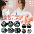 Miniatyrbild 2 av 4: DIY Nagelstempelset för Naglar, Nagelkonst-Pennset, Punktverktygssats för Flickor, Kvinnor, Presenter 10pcs