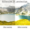 Pikkukuva 4 / 5: 3 paria neliönmuotoisia aurinkolaseja miesten aurinkolasit ulkoilulasit Black Green Frame Black Lenses 3pair