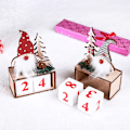 Miniatyrbillede 4 af 5: Julekalender Nedtælling Julemand Trædekoration Grey cap