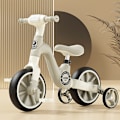Miniatyrbilde 2 av 5: [Salg] Barnesykkelsparkesykkel for 3-7 år, 4-hjuls sparkesykkel leketøy, uten pedal, glidebil, for gutter og jenter, lastekapasitet opptil 45 kg