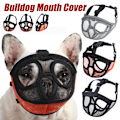 Miniatyrbild 1 av 3: Snout Dog Nosparti, Andningsbar Mesh, Plat Nosparti, Bulldog Mask, Munskydd Grey M
