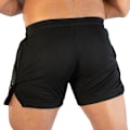 Miniatyrbilde 2 av 4: Treningsshorts for menn, treningsstudio, løping, fritidsshorts Black M