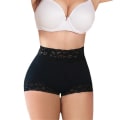 Miniatyrbild 3 av 7: Dam Knickers med Hög Midja, Slankare, Tummy Control, Fast Underkläder, Stringtrosor Black 3XL