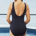 Miniatyrbild 3 av 5: Plus Size Dam Push-up Bikini Set En-delad Baddräkt Strand rose red 3XL