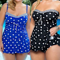 Pikkukuva 2 / 5: Naisten pehmustettu bikinisetti uimapuku uima-asu kylpy mekko black 4XL